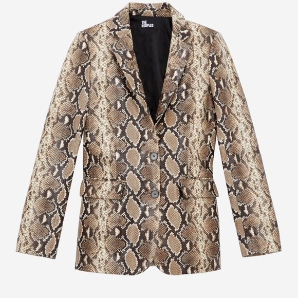The Kooples Snake Print Blazer - Picture 4 of 17